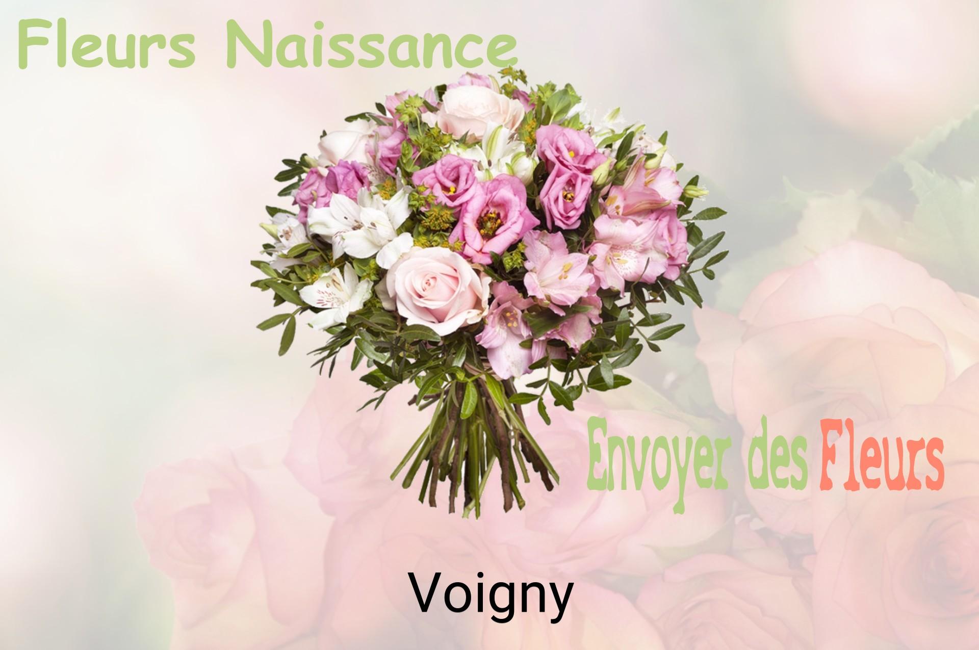 Bouquet de fleurs de naissance livré à Voigny